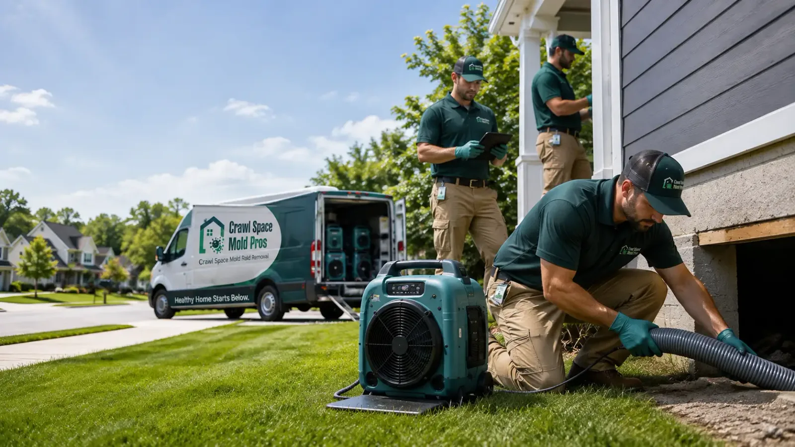 Crawl Space Mold Removal in Beverly, OH